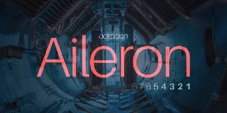 Aileron font