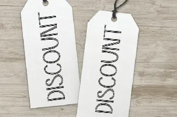 White Home Display font