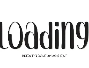 Loading Display font