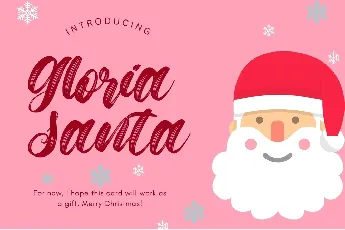 Gloria Santa font