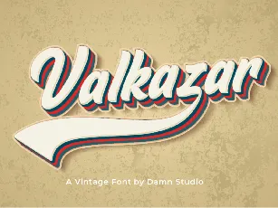 Valkazar font