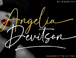 Angelia Devitson font