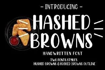 Hashed Browns Handwritten font