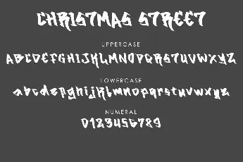 Christmas Street Demo font