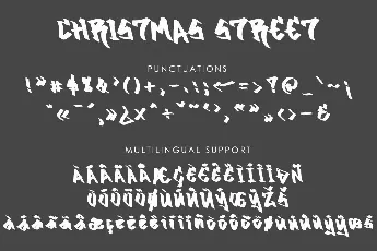 Christmas Street Demo font