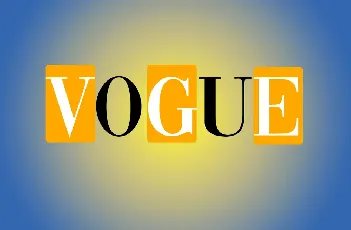 Vogue font