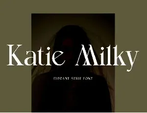 Katie Milky font