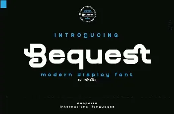 Bequest font