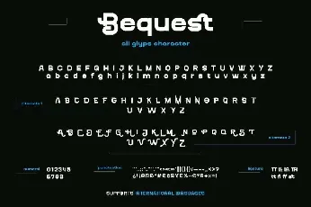 Bequest font