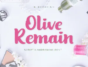 Olive Remaine font