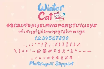 Winter Cat font