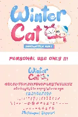 Winter Cat font