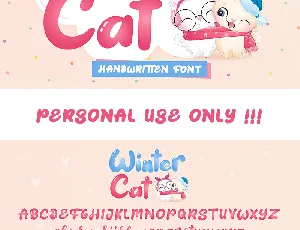 Winter Cat font