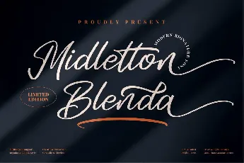 Midletton Blenda font