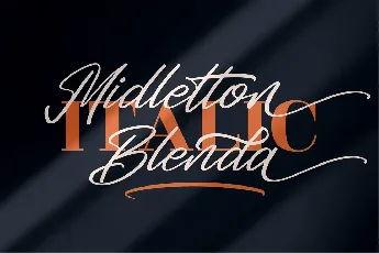 Midletton Blenda font