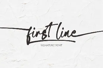 First Line font