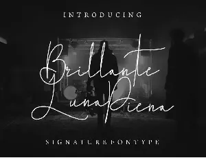 B Luna Piena Demo font