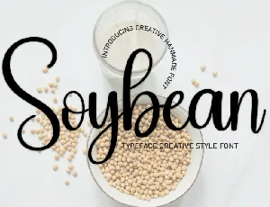 Soybean Script font