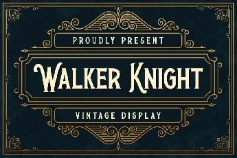 Walker Knight font