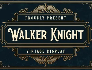 Walker Knight font
