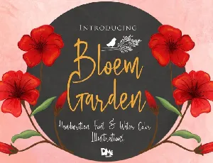 Bloem Garden Script font