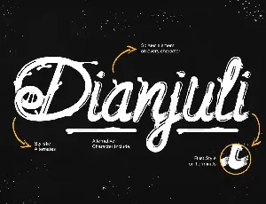 Dianjuli Typeface font