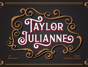 Taylor Julianne font