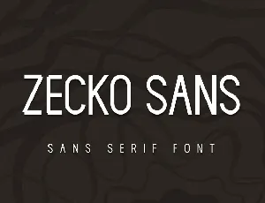 Zecko font