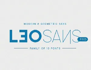 Leo Sans Pro font