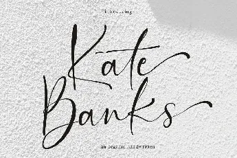 Kate Banks font