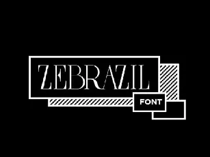 Zebrazil Free font