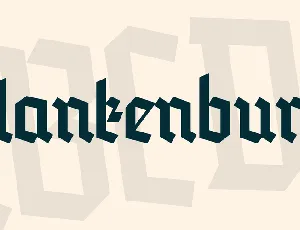 Blankenburg font