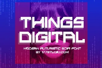 Things Digital font