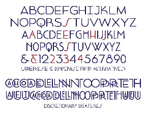 Mouron Typeface font