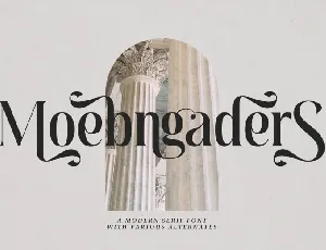 Moebngaders font