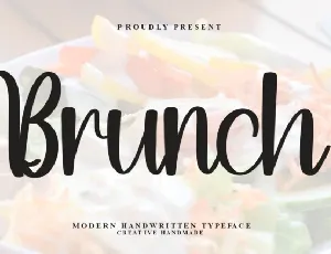 Brunch font