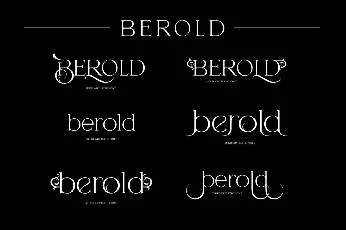 Berold font