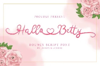 Hallo Betty font