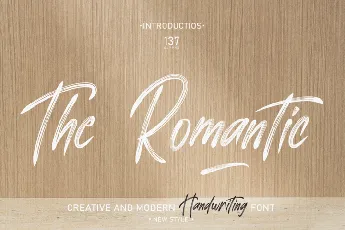 The Romantic font