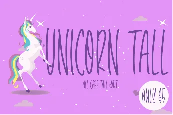 Unicorn Tall font