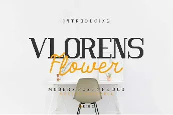 Vlorens Flower DEMO font