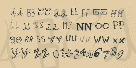 PWPatchwrks font