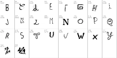 PWPatchwrks font