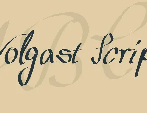 Wolgast Script font