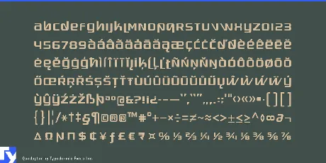 Quadaptor font