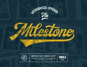 Milestone font