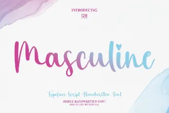 Masculine font