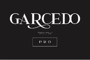 Garcedo font