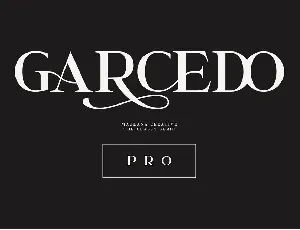 Garcedo font