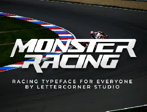 Monster Racing font